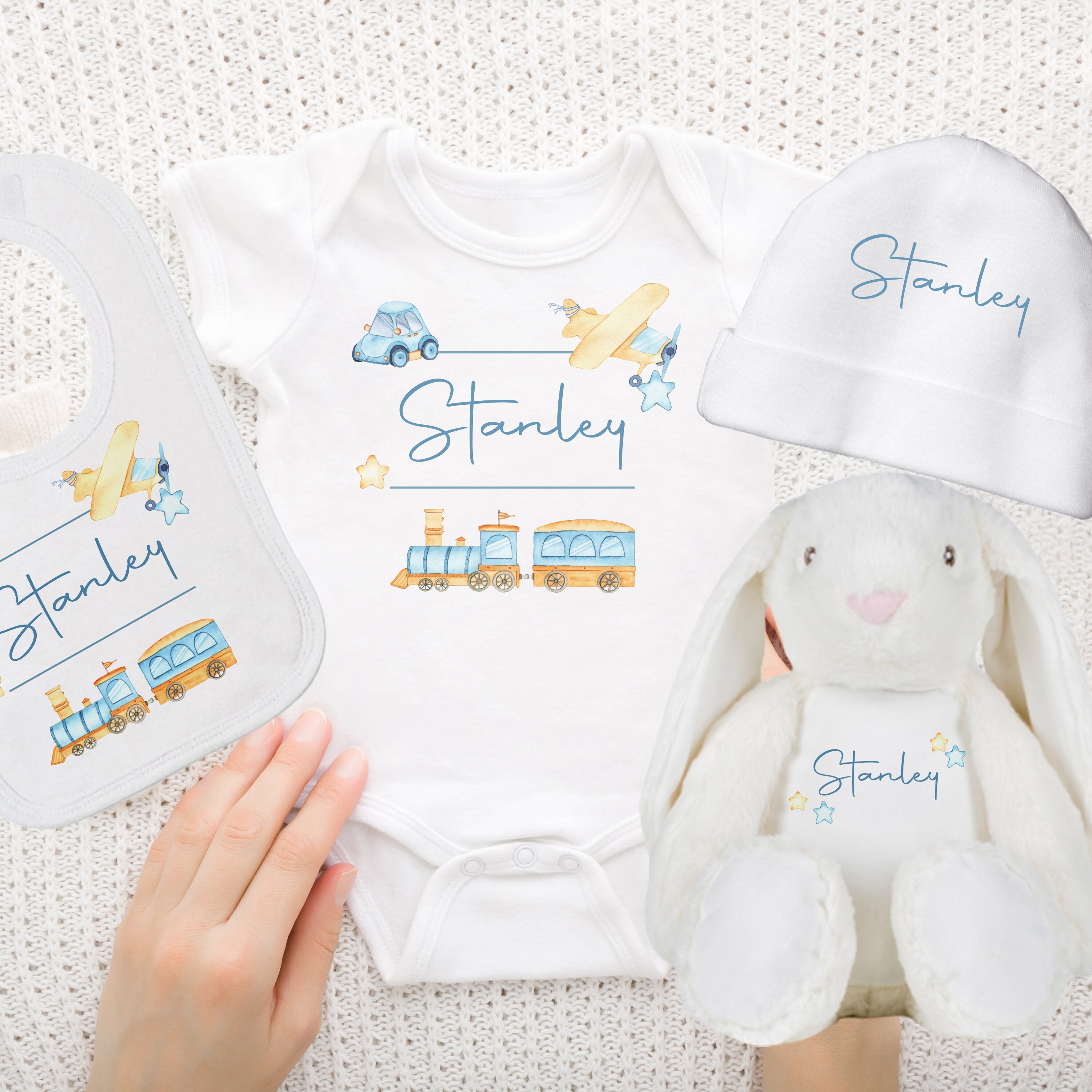 Baby Boy Gift Set Personalised Baby Grow Baby Shower Baby Etsy UK