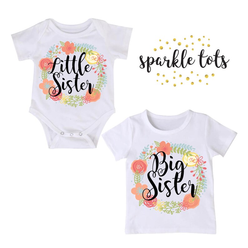 Big Sister Little Sister Matching Sister Outfits Big Sister Etsy UK
