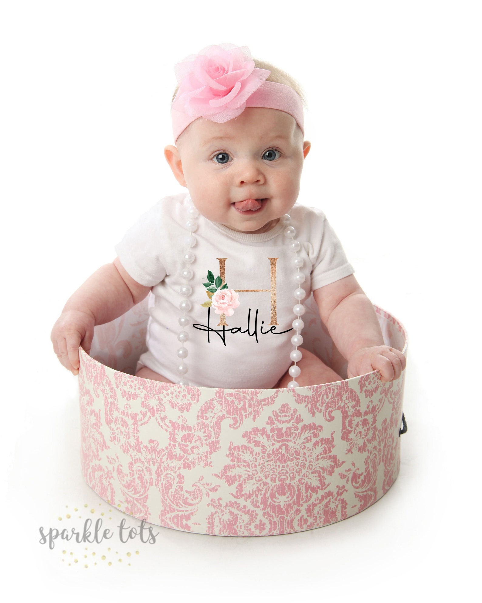 Personalised Baby Grow Personalised Baby Girl Gift Custom Etsy UK