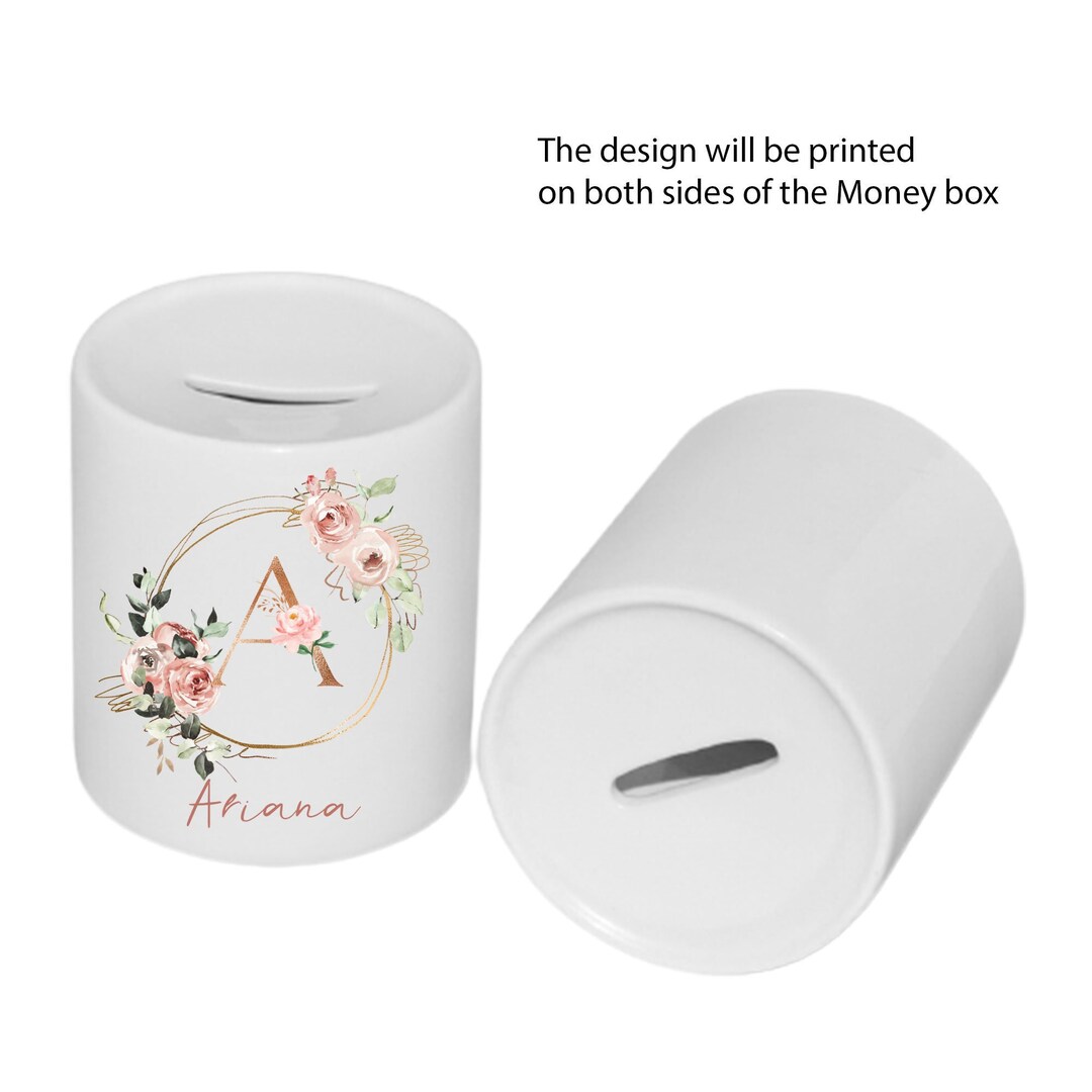 Personalised Money Box, Baby Girl Gifts, Christening Gifts, Newborn