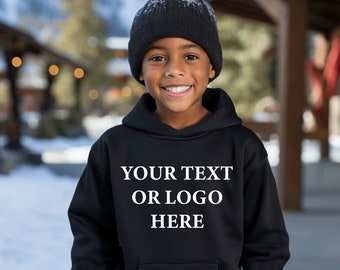 Sweat à capuche personnalisé pour enfants et adultes, Votre logo ou texte, Idée cadeau pour enfants adultes, Image de marque, Entreprise, Sweat à capuche, Pull, Sweat-shirt, Personnalisé