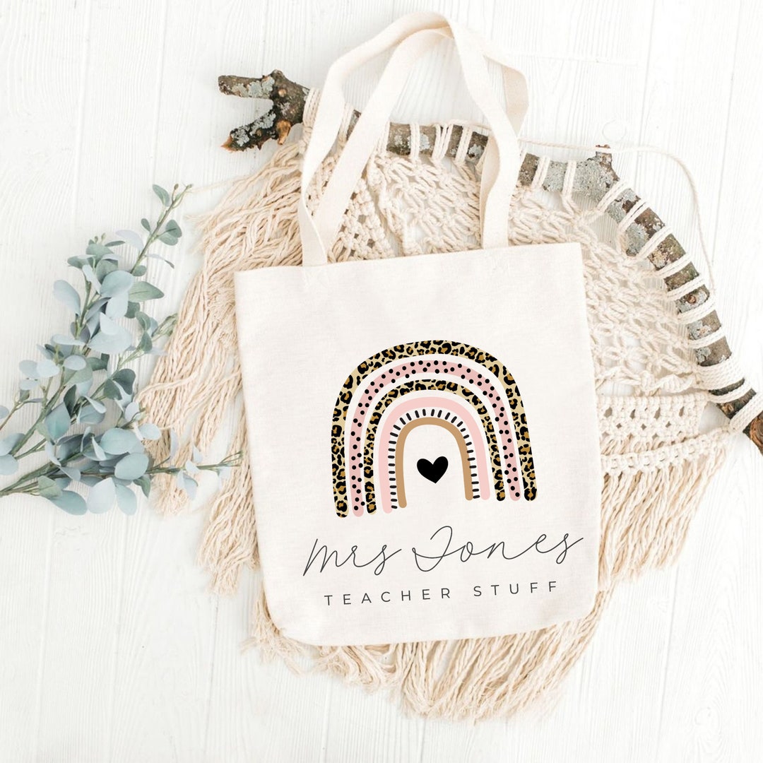 Personalised Teacher Bag Teacher Gift Tote Bag Teacher Tote - Etsy