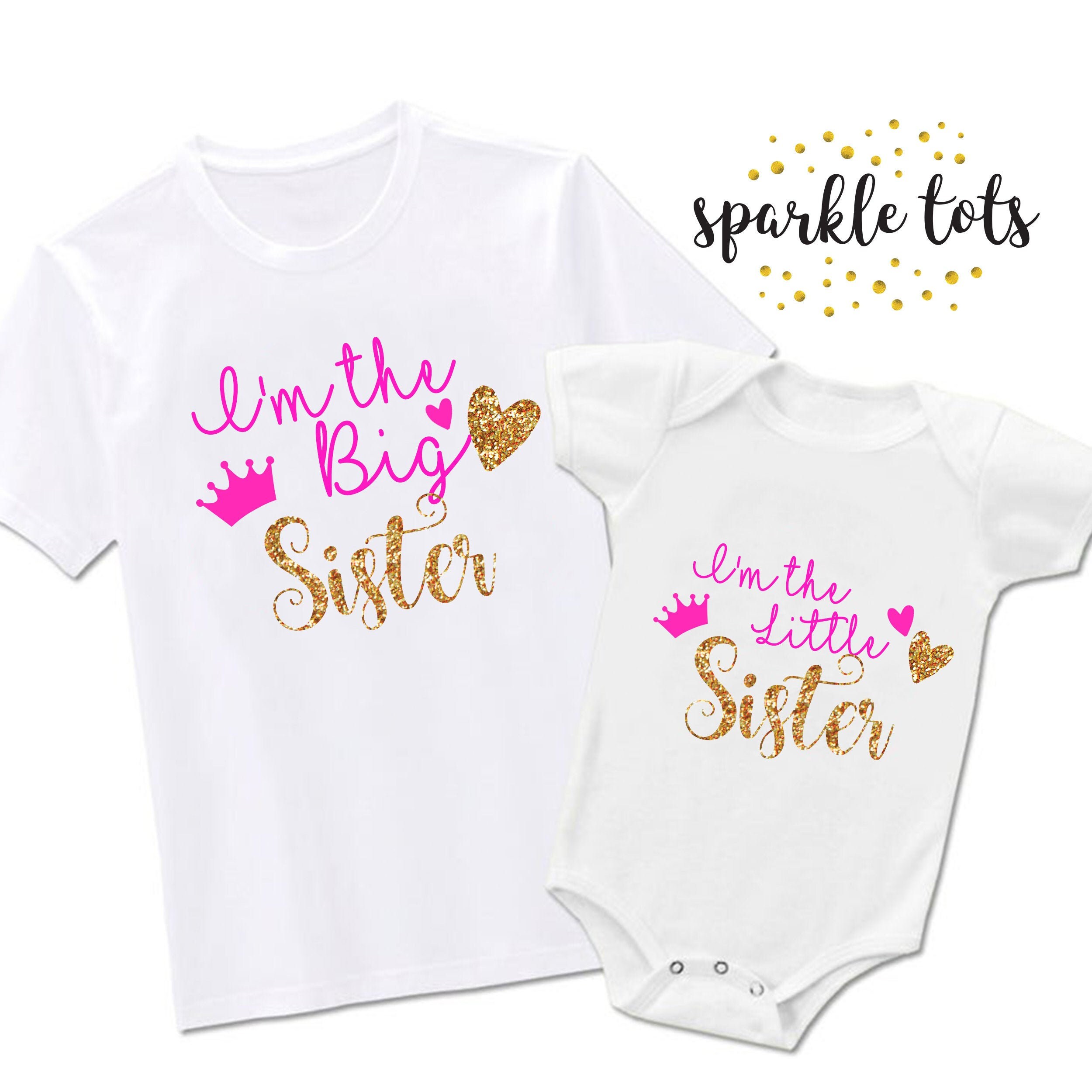 Matching baby and big shop sister clothes