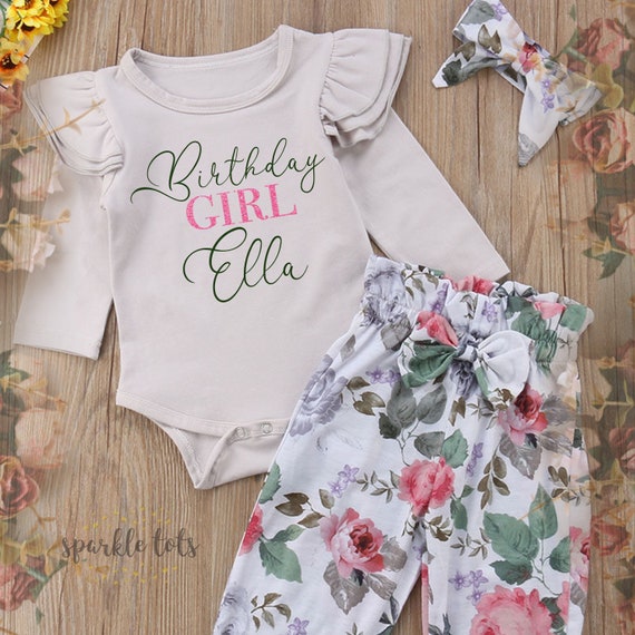 personalised first birthday outfit