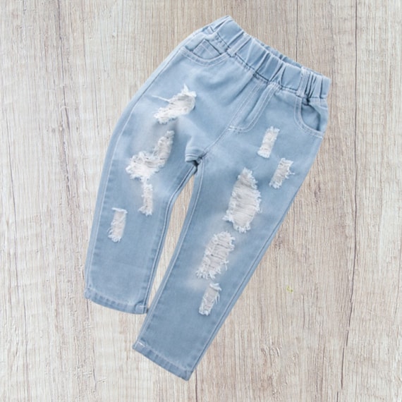 or Boys Ripped Jeans Distressed Jeans - Israel