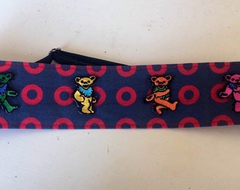 Phish fabric multi-colored Bear headband