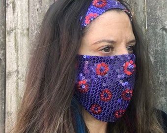 Phish Sequins Face Mask