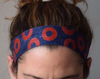 Phish Fishman  Adjustable Sparkly Donut Headband