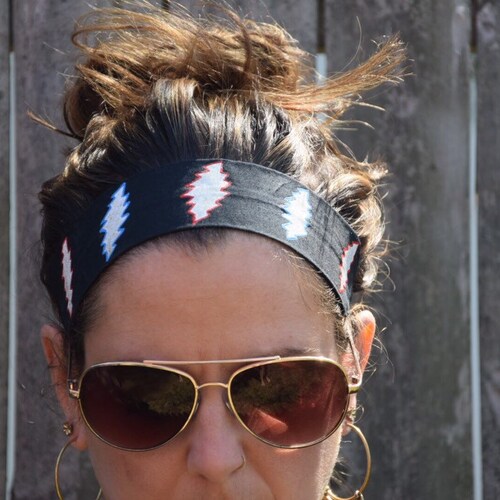 Lightning Bolt Headband Etsy