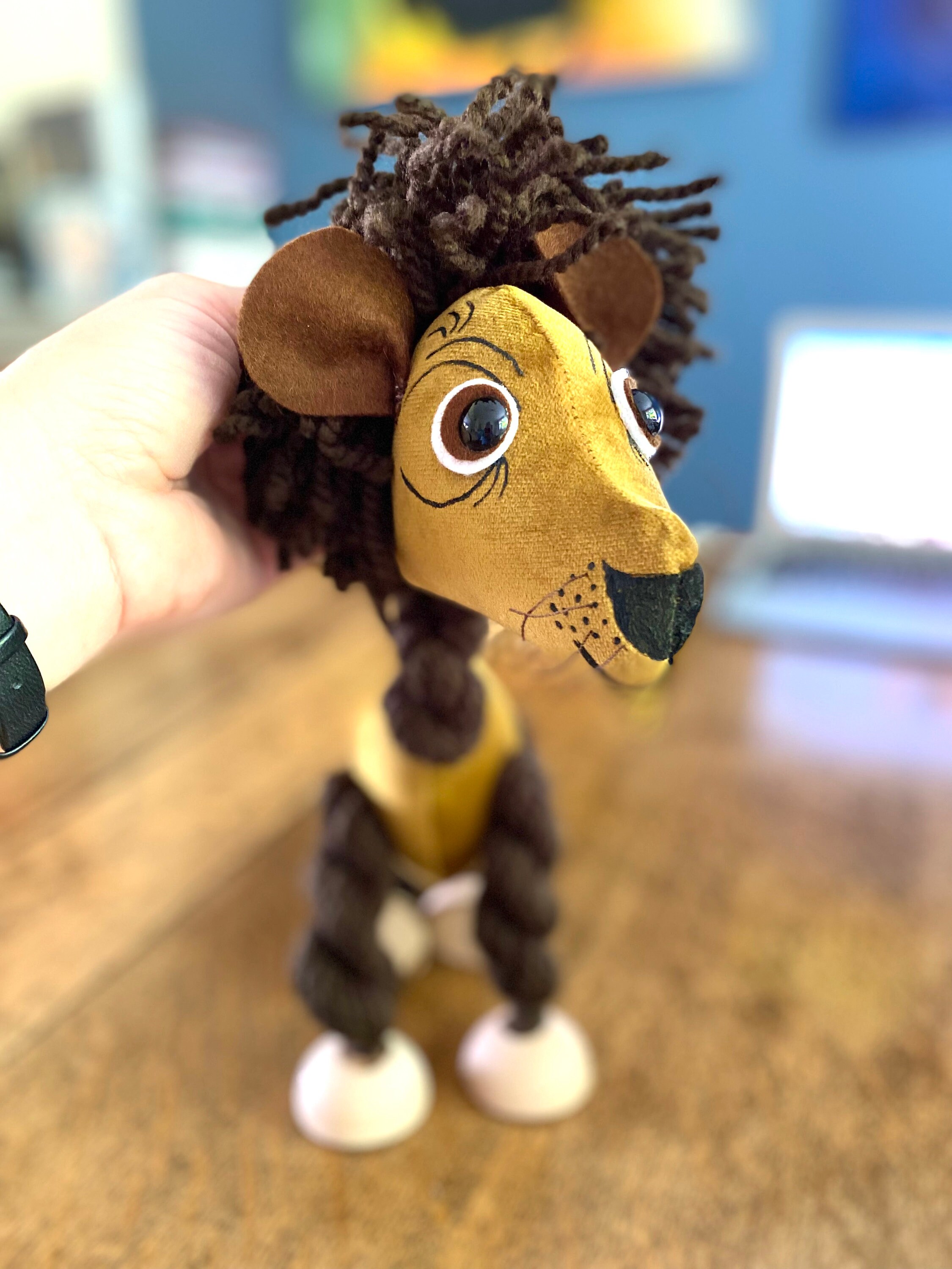 l-we-alex-puppe-tier-spielzeug-pl-schtier-marionette-etsy-de