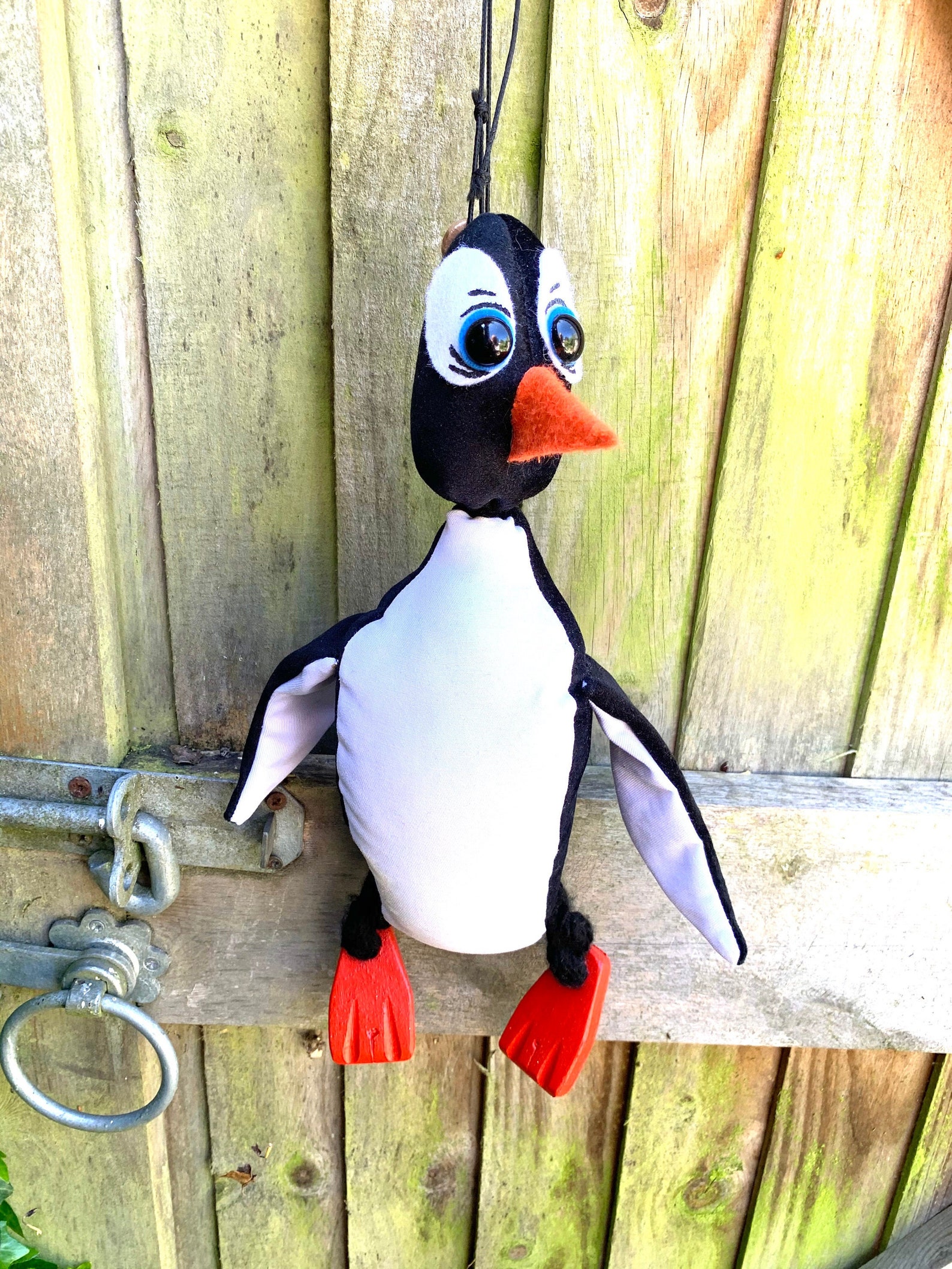 PENGUIN MR POPPER Animal Toy Puppet Soft Toy Felt Handmade | Etsy