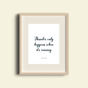 Print Fleetwood Mac Dreams Lyrics Thunder Only Etsy