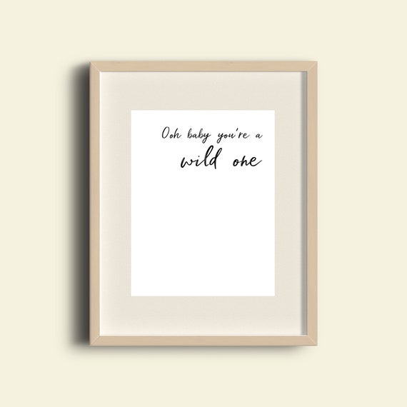 Print Iggy Pop Wild One Lyrics Ooh Baby I M A Etsy Print Iggy Pop Wild One Lyrics Ooh Baby I M A Etsy