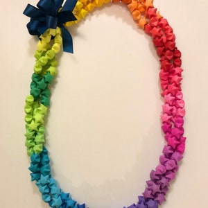 Origami Star Lei