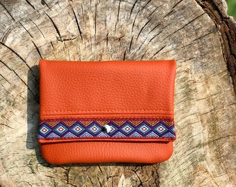 Small vegan leather wallet, mini wallet
