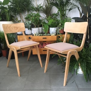 Chaise Boomerang vintage - type 299XB du milieu du siècle, conçue en Pologne dans les années 60