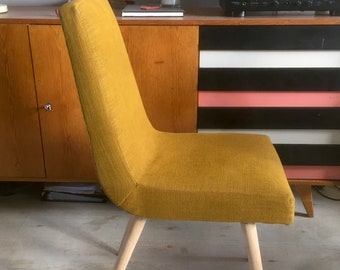 Original polish mid-century chair 200-113 designed in 1960s by R.T. Hałas. PERSONALIZATION!