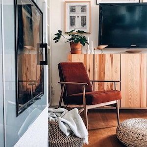 Vintage Polish Sessel 300-190 in Samt von Mid Century PERSONALISIERUNG!