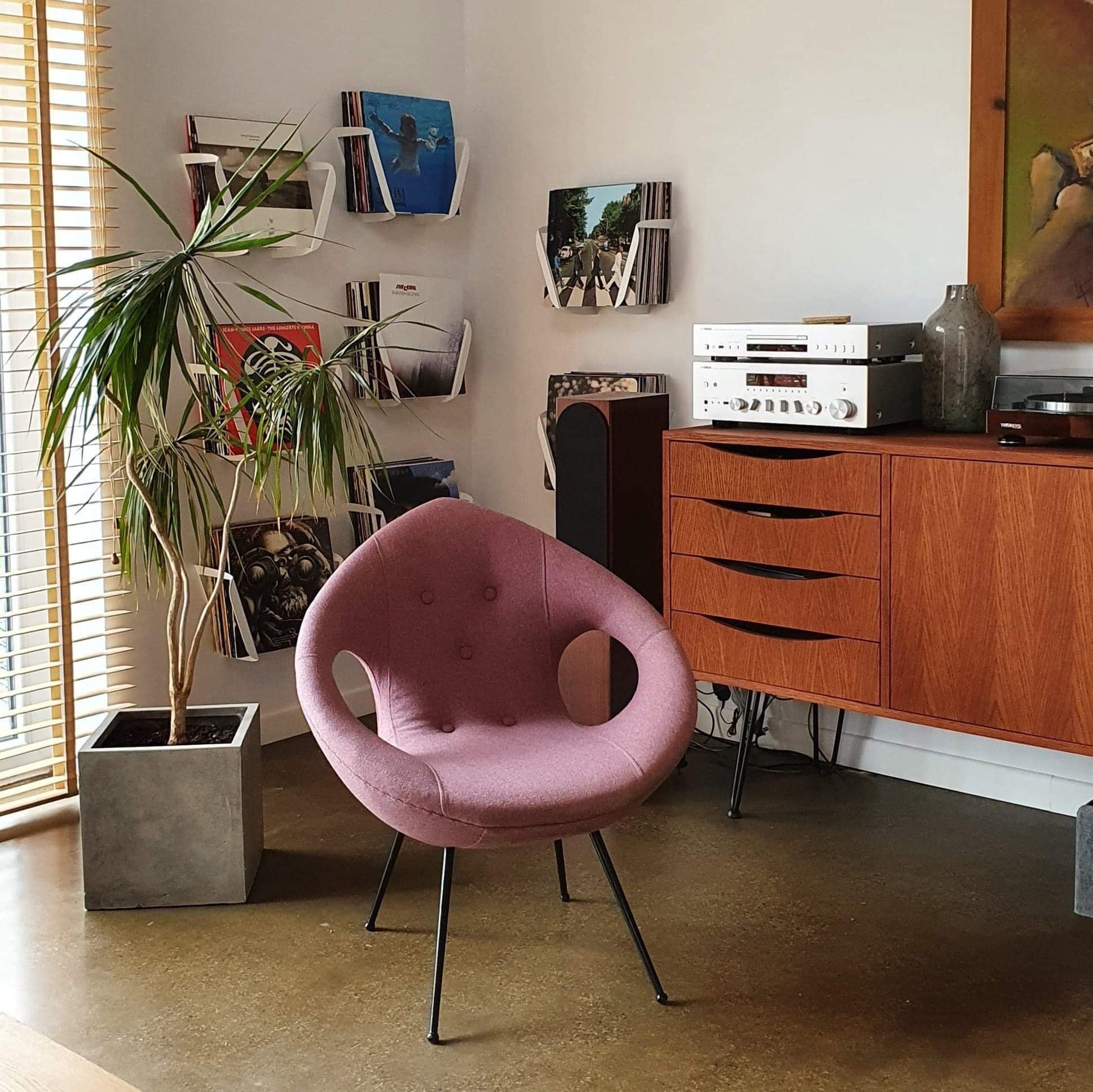 Chaise Ufo Vintage Polonaise Originale En Laine