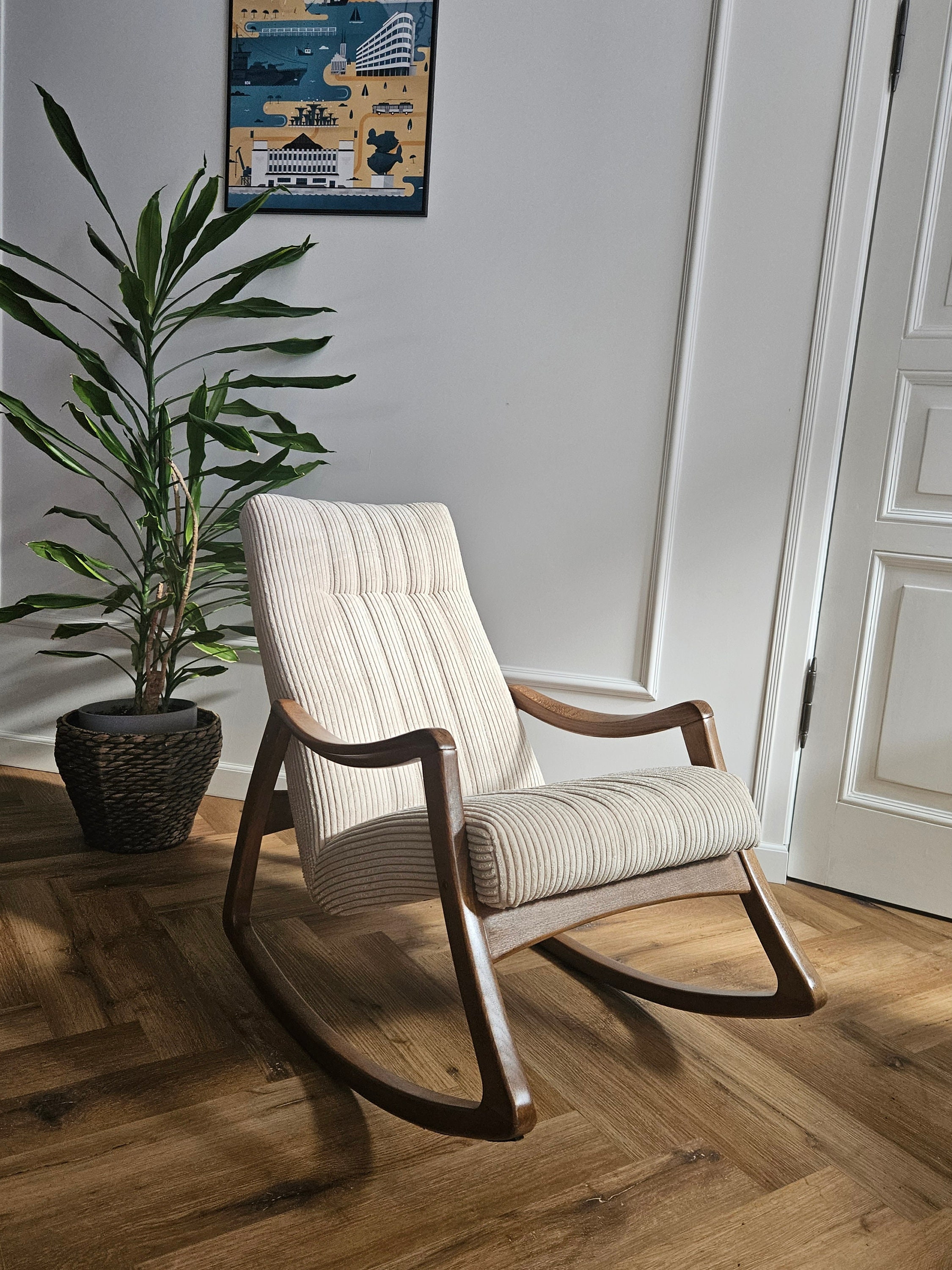 Original Mid-century Rocking Chair From TON, Czechoslovakia, 1960s ...