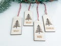 Christmas gift tags, reusable, Christmas decoration, Christmas gift, Christmas eve box filler, personalised