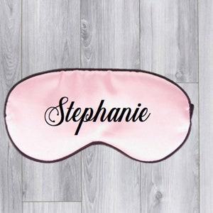 Bridesmaid sleep masks eye masks personalised personalized mr and mr mrs and mrs sleepover bridal shower gift maid of honour honor mother