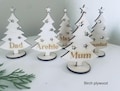 Christmas table settings, decor ideas, personlised name setting, xmas table decor, personalised, place setting product logo
