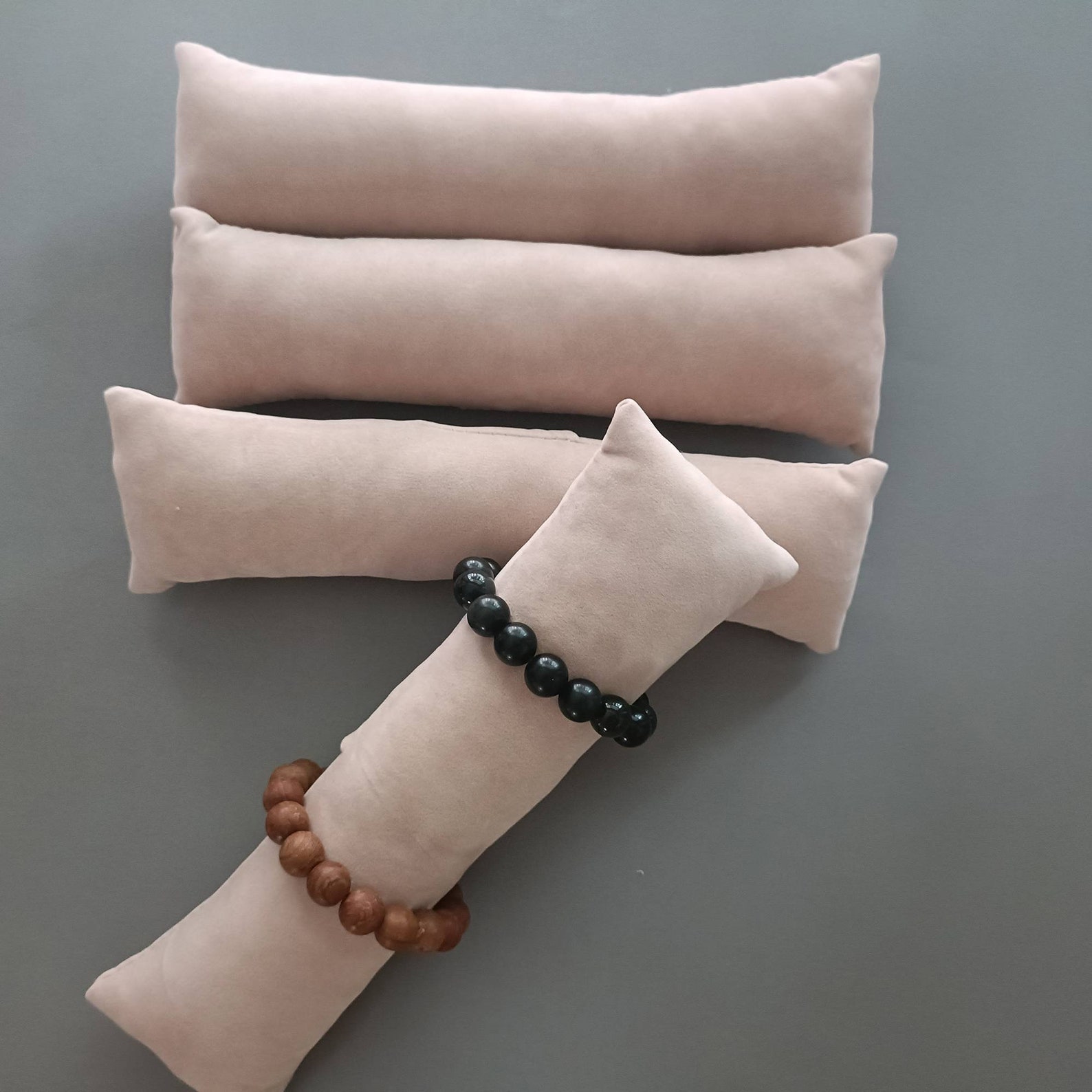 3 Pcs Pack Jewelry Display Pillows,long Size Jewelry Show Cushion,soft