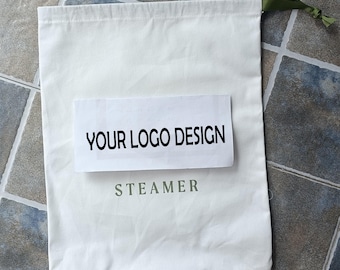 Pacote com 100 Sacos para Embalagem a Vapor com Logotipo Personalizado, Ideal para Secadores de Cabelo de Hotel.