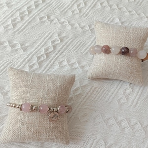 12 Pcs Bulk Jewelry Display Pillows For Bracelet Stand, Jewelry Holder Pillows Watch Show  Cushion,SCHMUCK KISSEN,Linen Bracelet Pillows