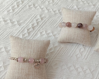 Armband Leinen Schmuck Display Kissen, Schmuck Halter Kissen 12 Stück Packung