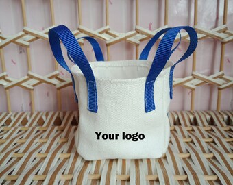 100 Pcs Wedding Party Favor Coffee Bean Bags,Size 8x8 cm Chocolate Gift Bags Custom Logo,Party Favor Bags With Handle,Christmas Bags Custom