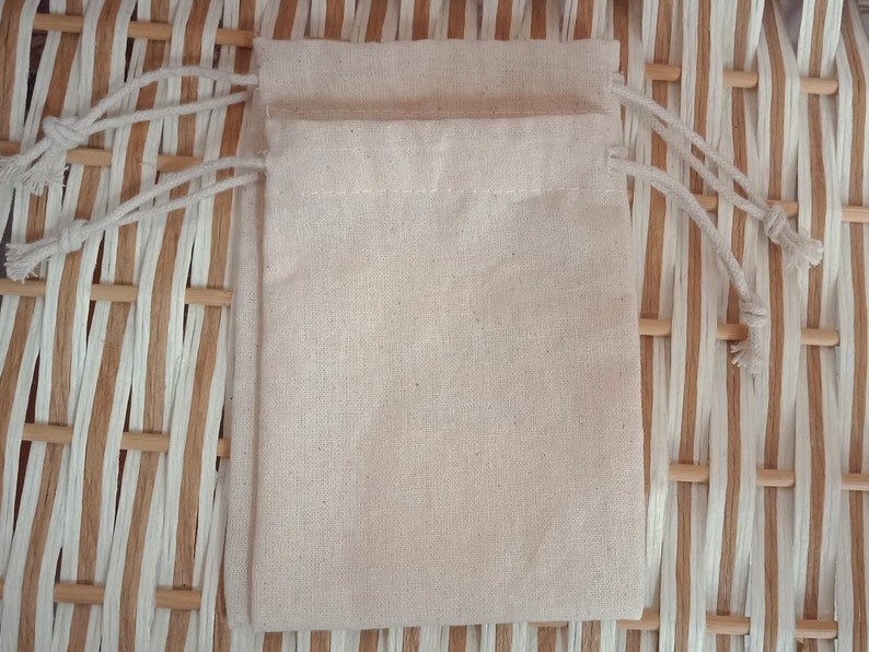 100 Pcs Bulk Jewelry Packing Bags With Logopure Cotton Etsy