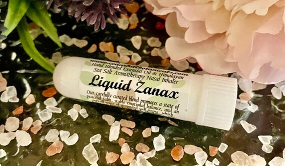 Liquid Xanax Aromatherapy Inhaler, Calming Essential Oil Blend, Holistic Wellness Products