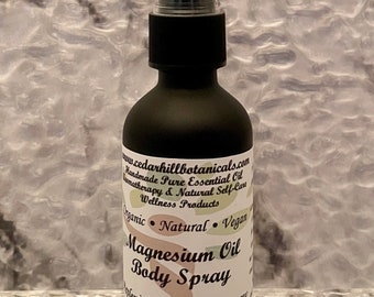 Lavender Magnesium Oil Spray, Before Bed, Body Spray, For Children, For Teens, For Women, For Men, Cedar Hill Botanicals