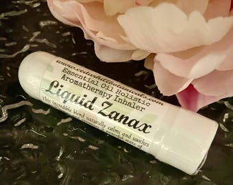 Liquid Xanax Aromatherapy Inhaler, Calming Essential Oil Blend, Handcrafted, Holistic Wellness Products