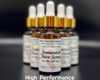 Immortelle Face Oil, Anti Aging, Facial Serum, Helichrysum Oil, Cedar Hill Botanicals