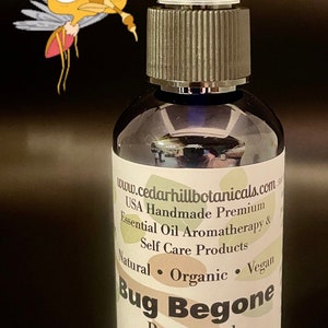 Cedar Hill Botanicals all-natural bug and tick repellent spray, Bug Begone.