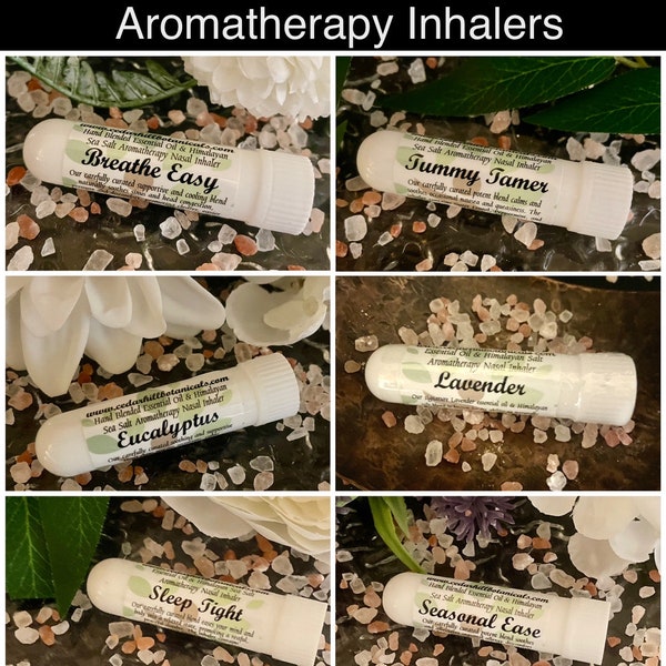 Aromatherapy Inhalers, Essential Oil Blends, Himalayan Sea Salt, Self Care Essentials, Wellness Products, Cedar Hill Botanicals