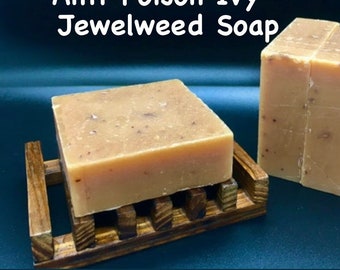 Jewelweed Bar Soap, Homemade, Natural, Herbal, Goat Milk Soap, Prevents Poison Ivy Rash, Cedar Hill Botanicals