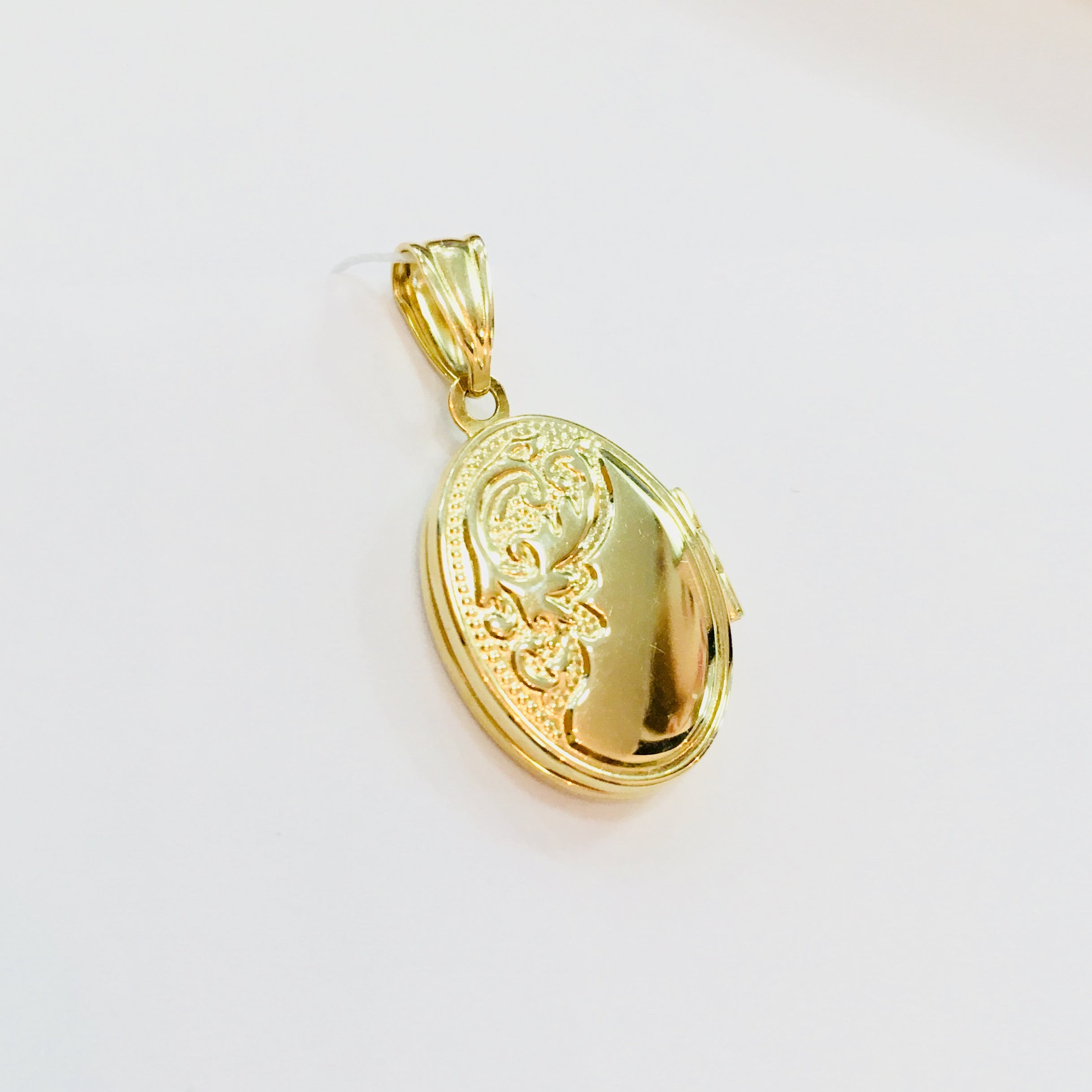 Gold Locket for Pictures Solid Gold 