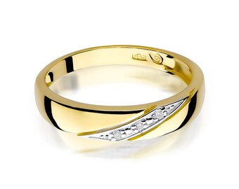 Diamond Band Gold, Diamond Ring, Wedding Band Diamond, Wedding Band Gold, Gift for Women, Promise Ring Diamond, Propose Ring Diamond, Gift