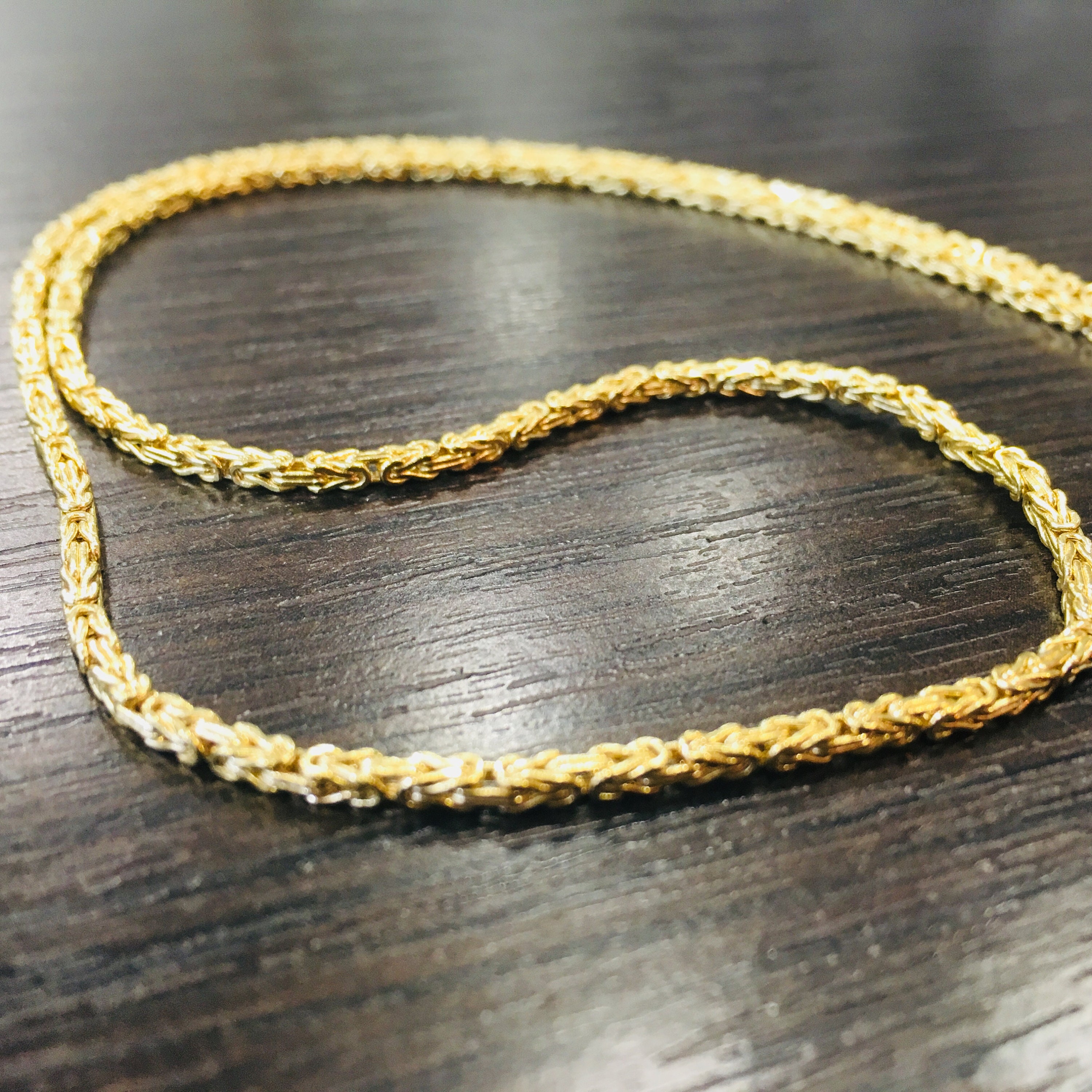 King Knot Chain Solid Gold 14k Kings Chain King Chain Men Etsy