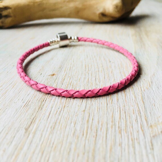 Pandora leather rope bracelet deals