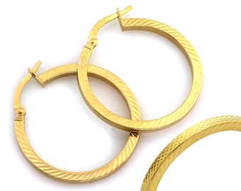 Creolen 14k Gold Creolen, Gold Creolen, Gold Creolen, Gold Creolen, Gold Creolen, Gold Creolen, Gold Geschenk