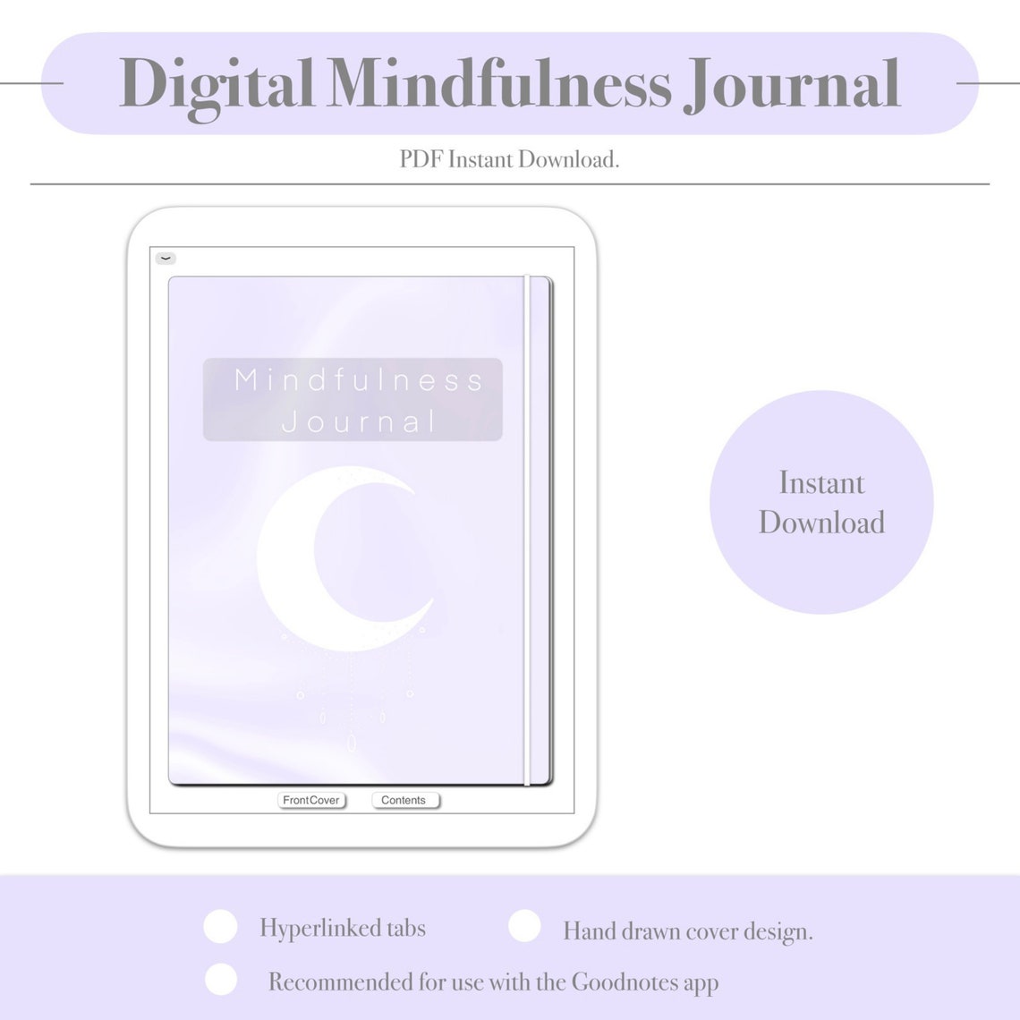 Digital Mindfulness Journal Mindfulness Journal Digital Etsy