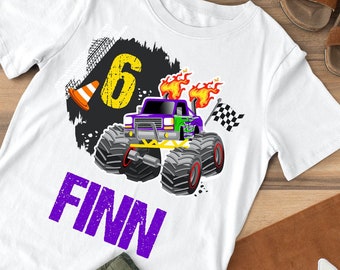 Monster Truck Birthday Tee Shirt Design/ Monster Jam Birthday