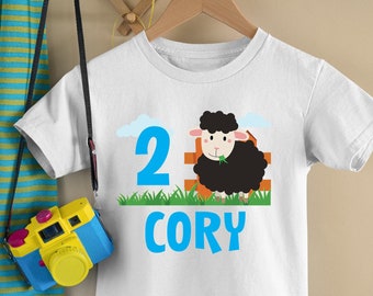 Baa Baa Black Sheep Birthday Tee Design/ Nursery Rhyme Birthday Shirt Party Outfit (for your own printing)