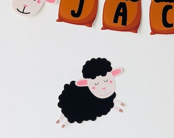 Baa Baa Black Sheep Cut-Out Printable/ Baa Baa Black Sheep Party Decorations Cut-Out Printable