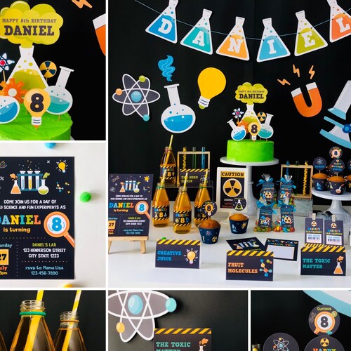 Science Party Decorations Science Birthday Decorations Mad | Etsy
